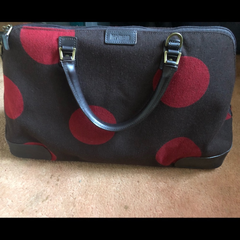 HARTMANN Wool Leather Weekender 'Luxe' Bag
